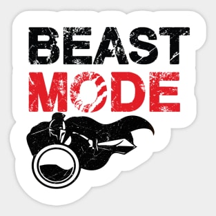 Beast mode unlock Sticker